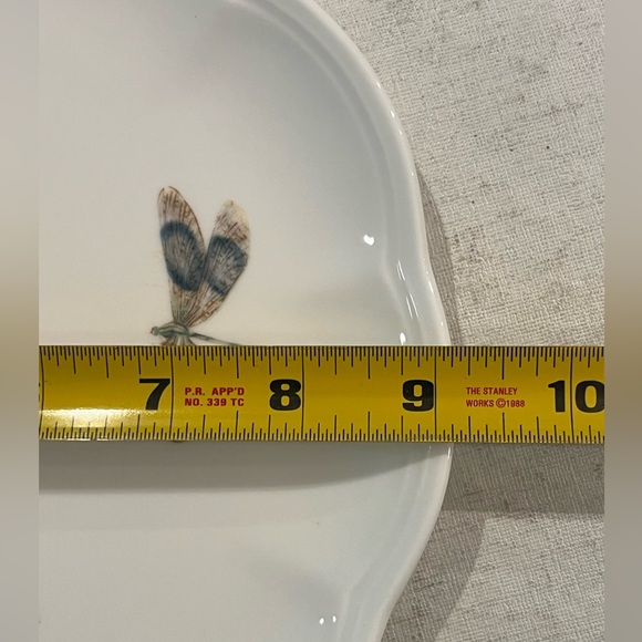 Lenox Butterfly Meadow Dragonfly accent plate. NWT! Very pretty! - Picture 8 of 8